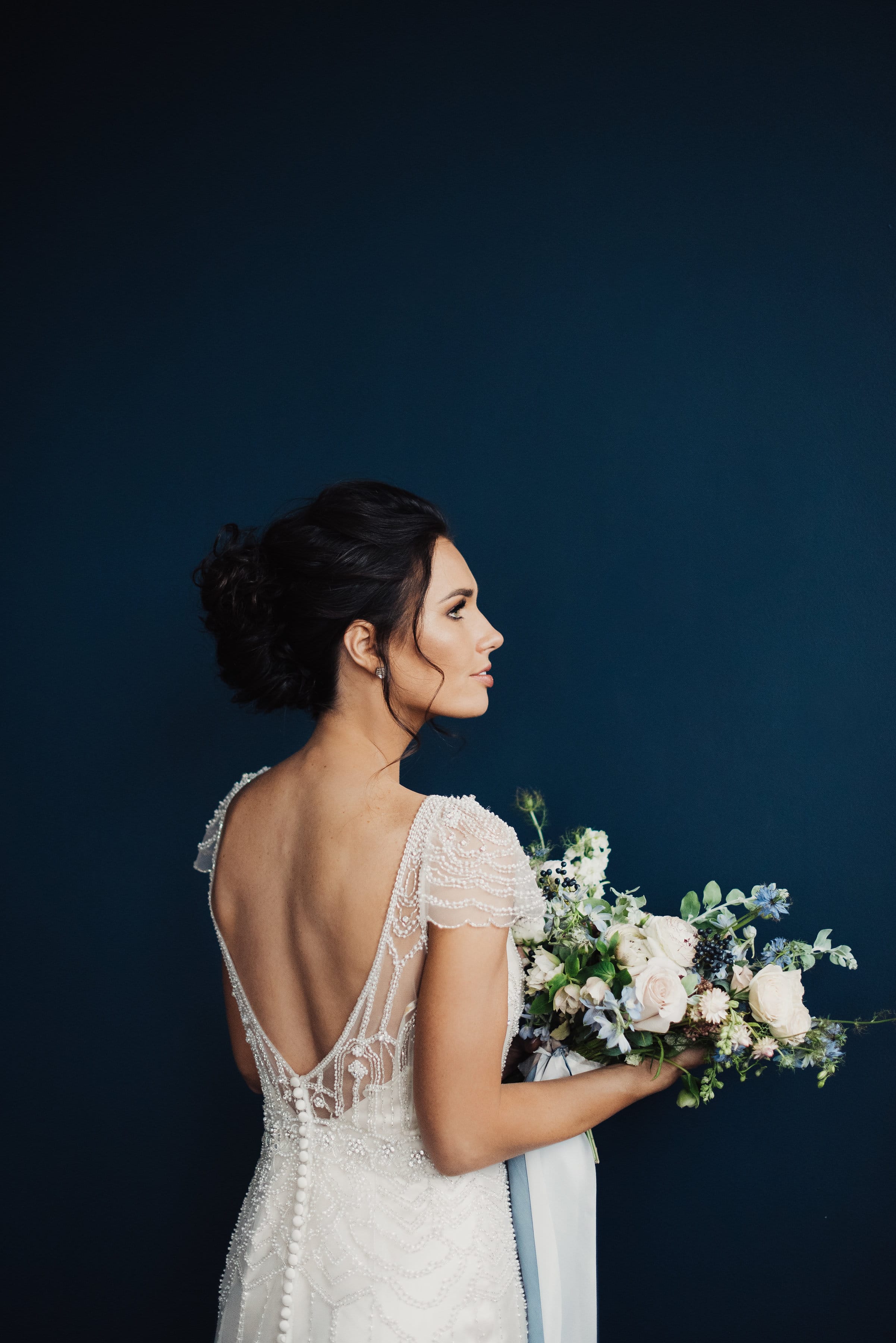 Vintage Wedding Dresses: A  Something Blue  Styled Shoot