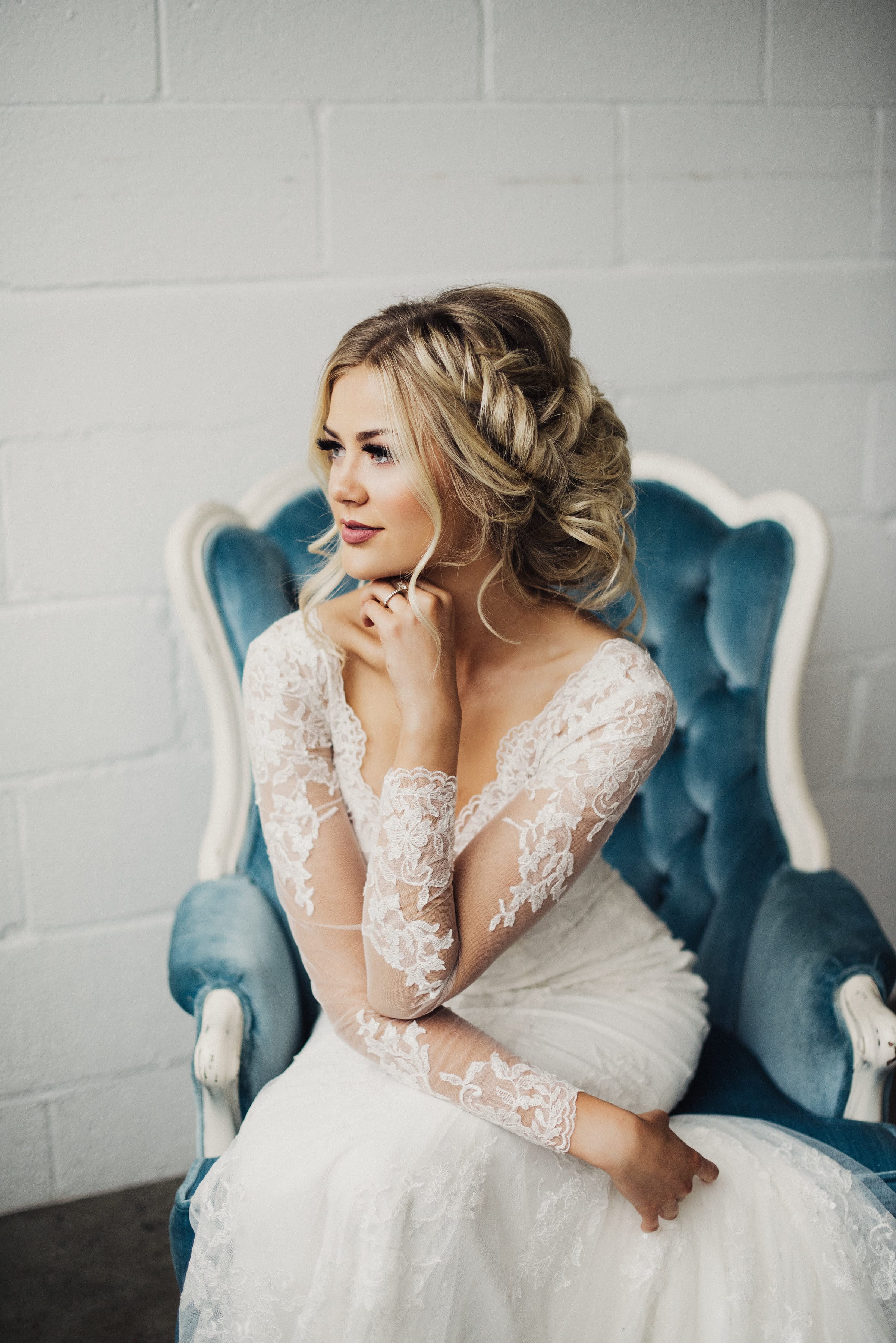 Vintage Wedding Dresses: A  Something Blue  Styled Shoot