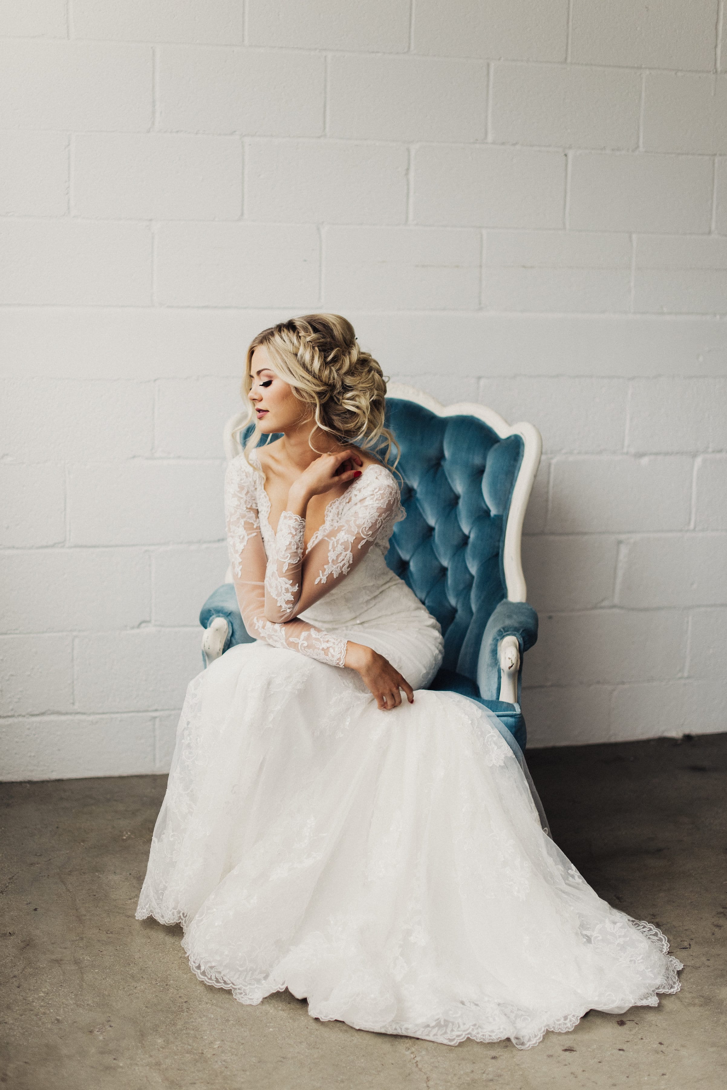 Vintage Wedding Dresses: A  Something Blue  Styled Shoot