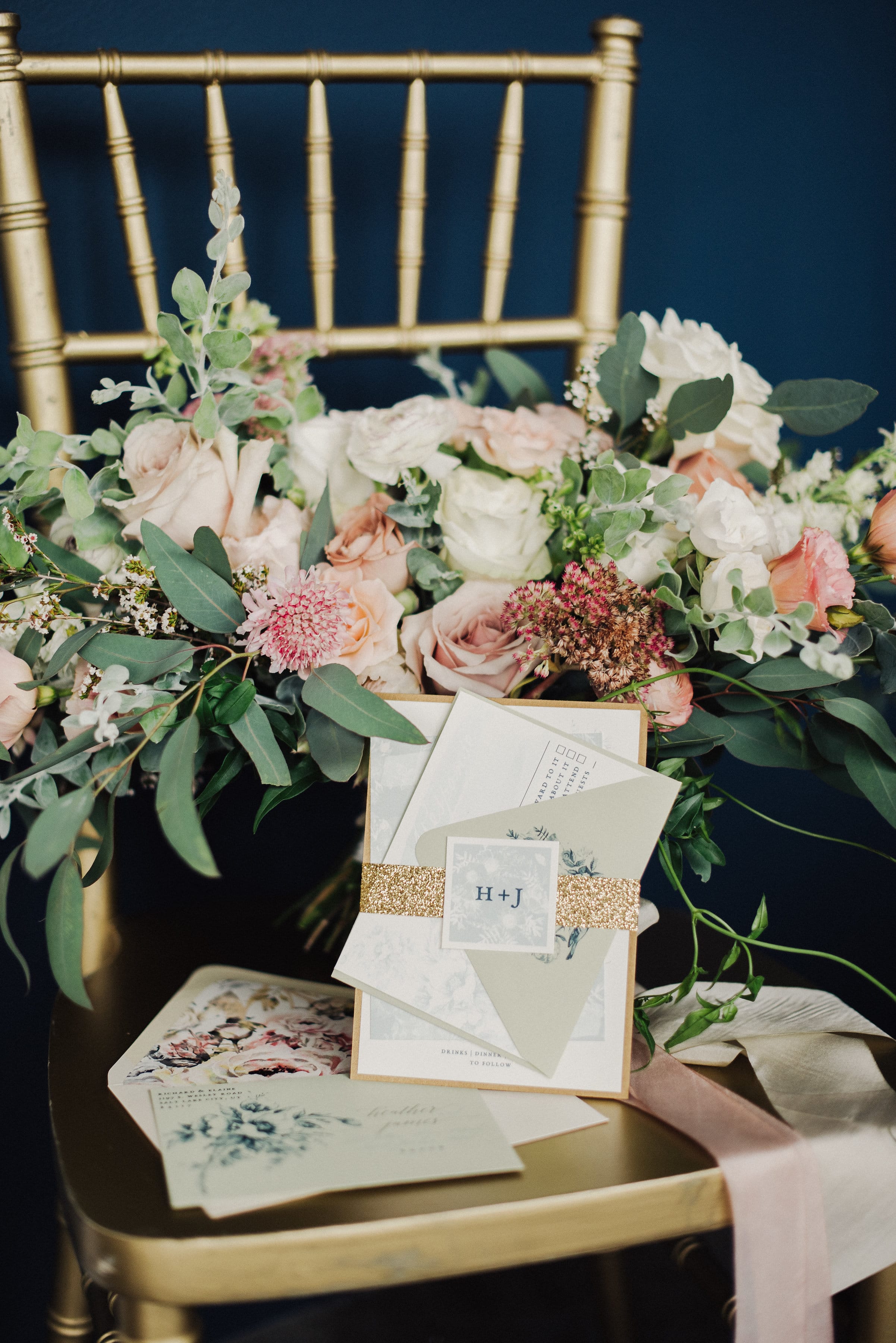 Vintage Wedding Dresses: A  Something Blue  Styled Shoot