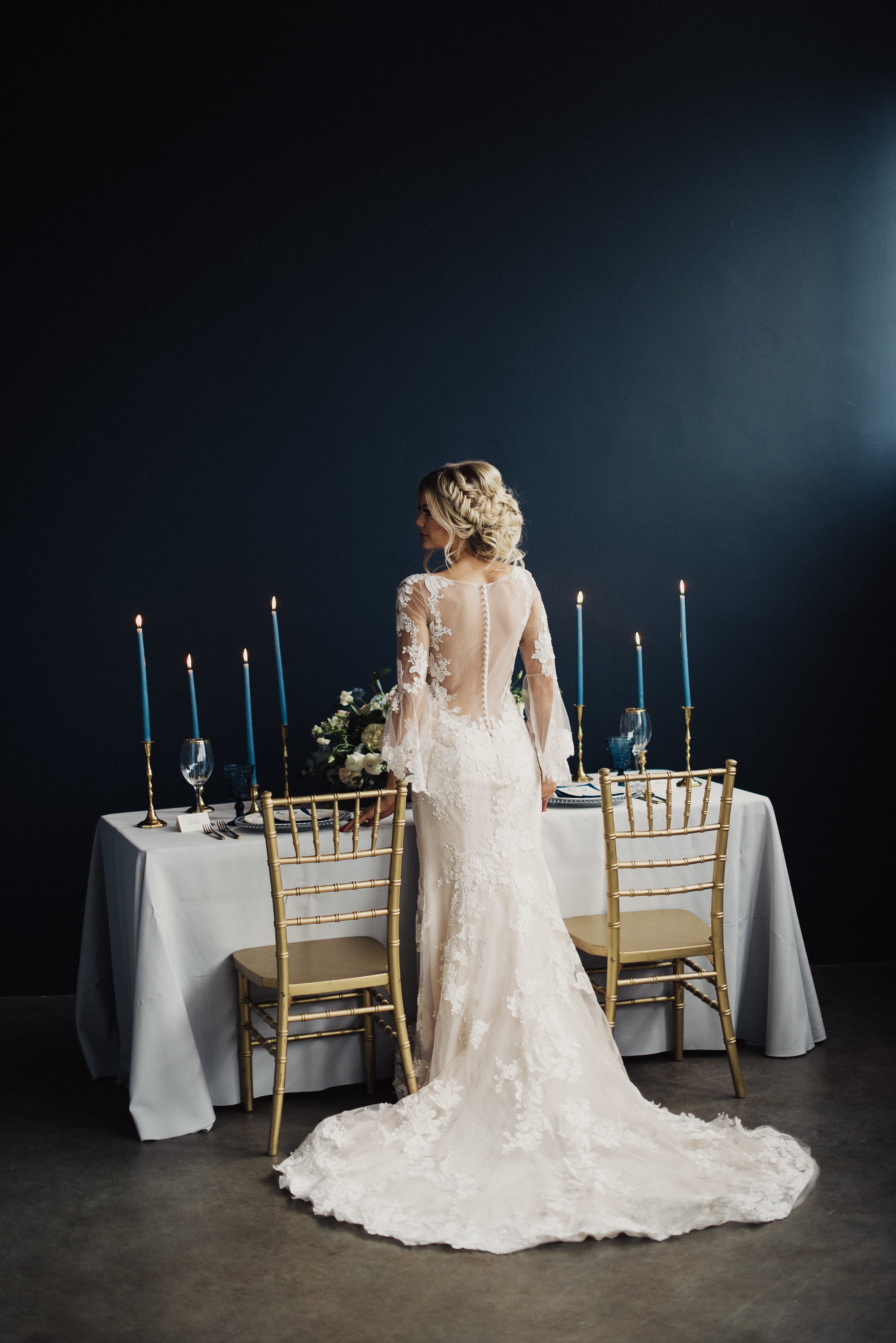 Vintage Wedding Dresses: A  Something Blue  Styled Shoot