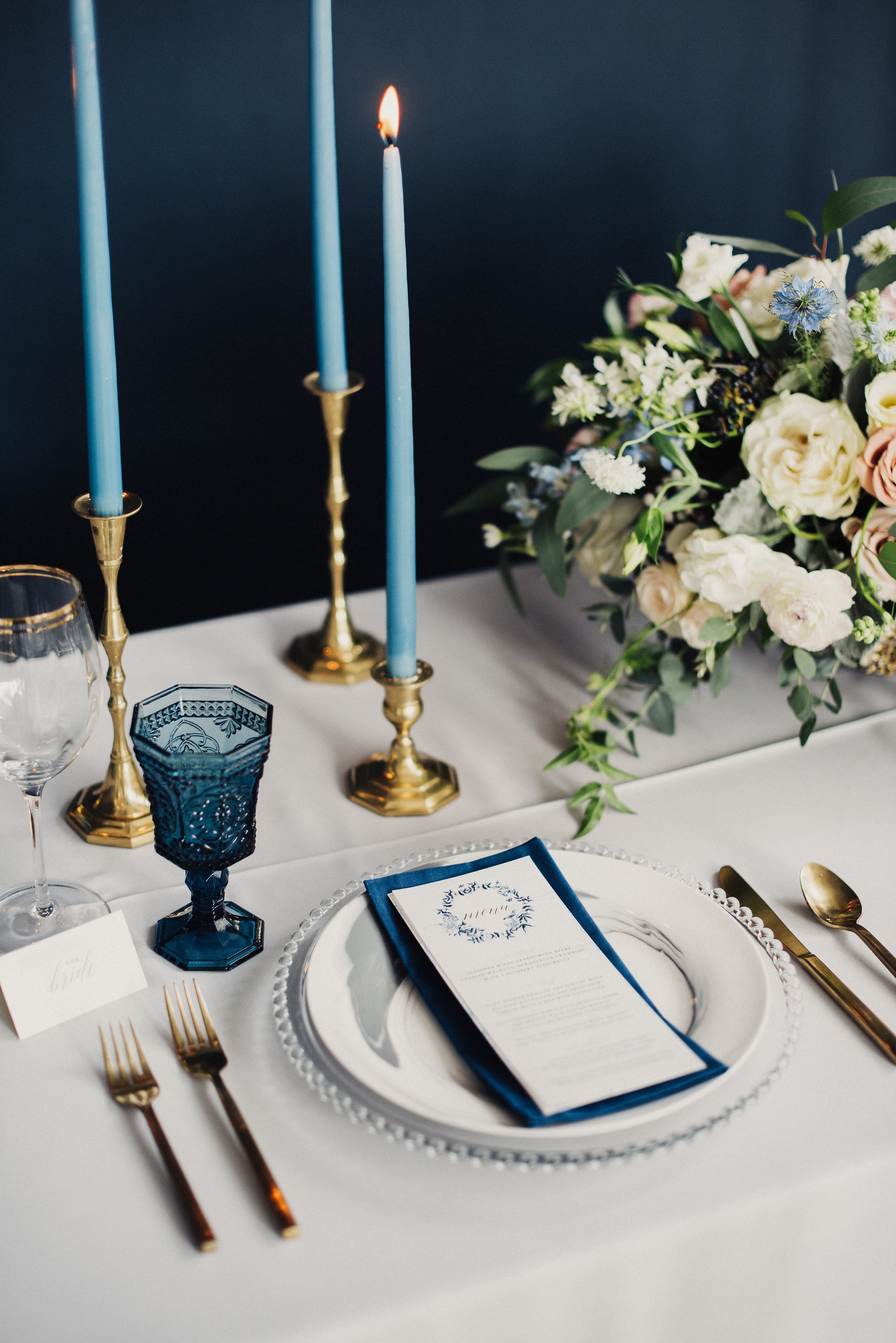 Vintage Wedding Dresses: A  Something Blue  Styled Shoot
