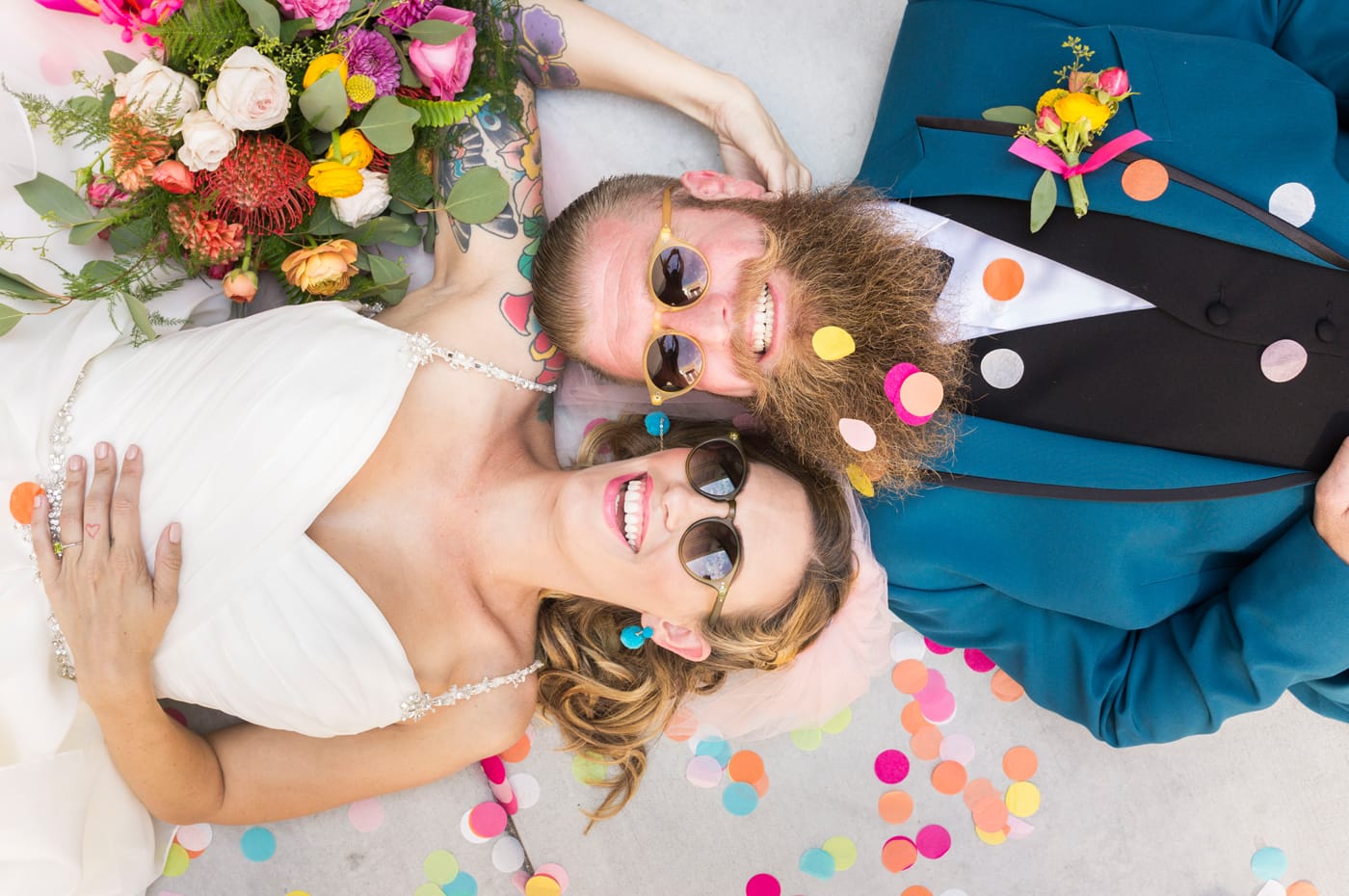 Confetti Wedding Styled Shoot: Vibrant & Modern Wedding Inspiration