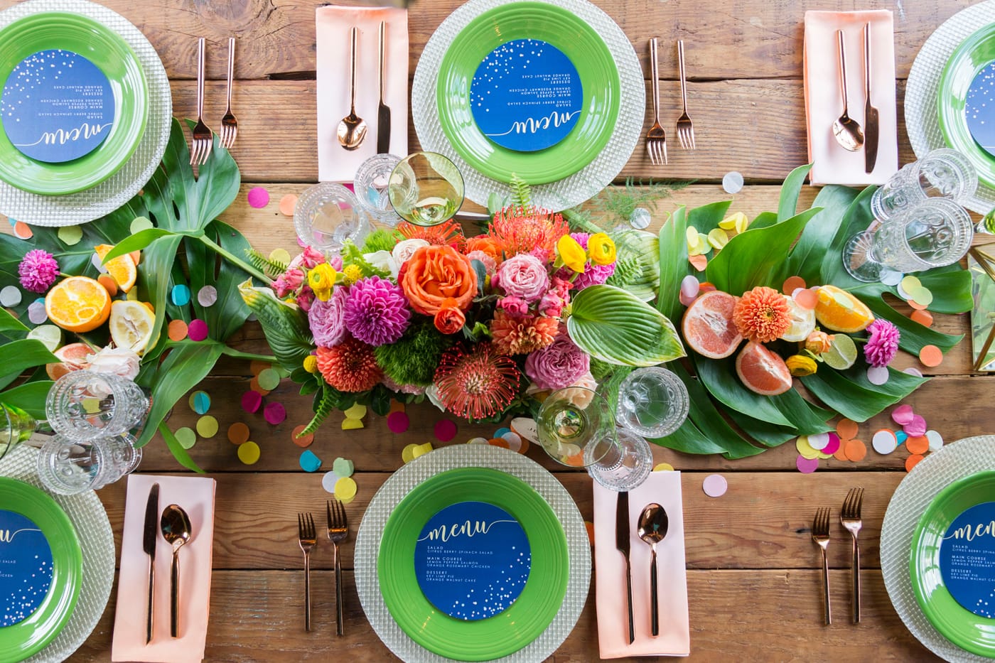 Confetti Wedding Styled Shoot: Vibrant & Modern Wedding Inspiration