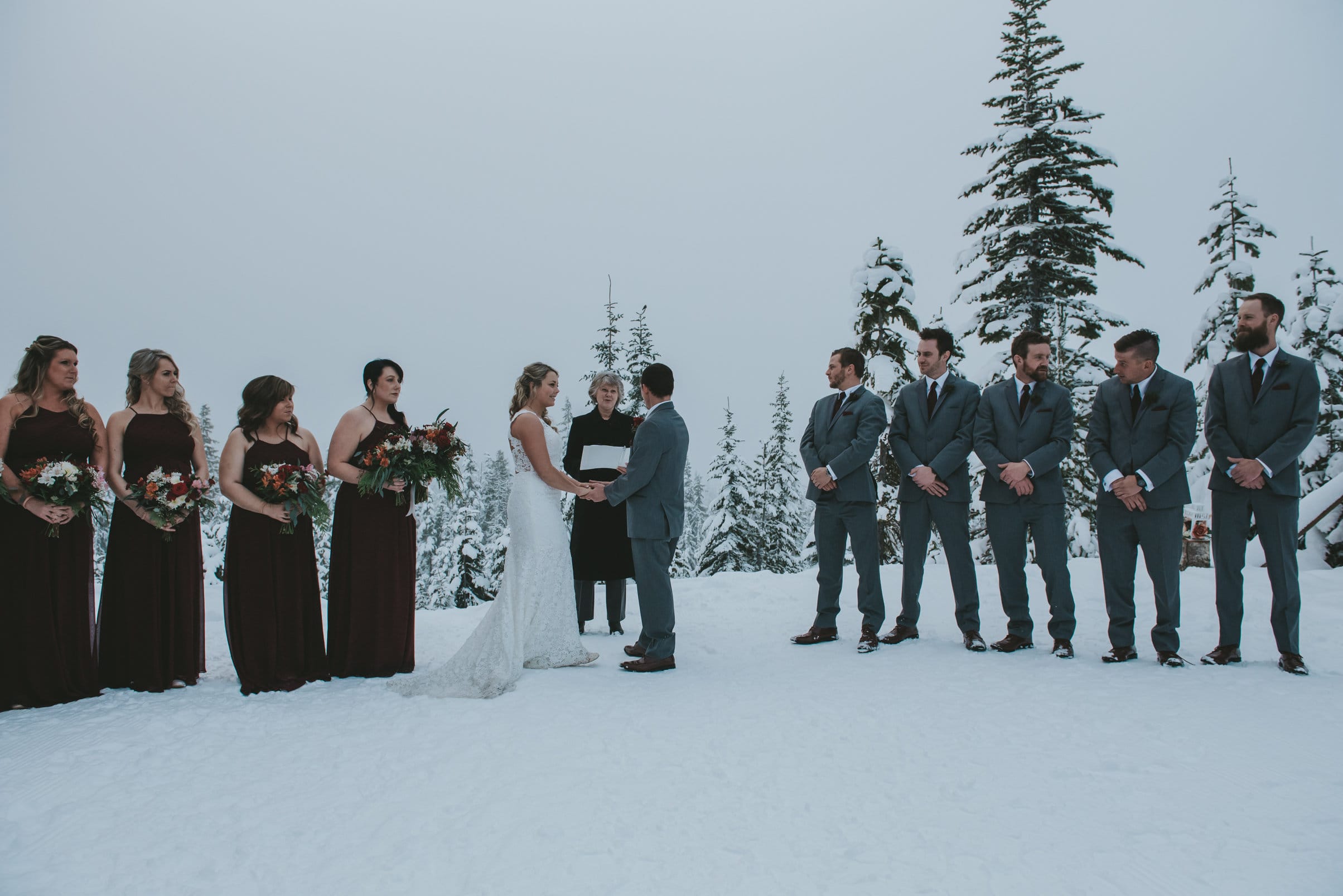 Elegant Winter Wedding: Jewel Tones & Vintage Gowns | Rebecca Ingram