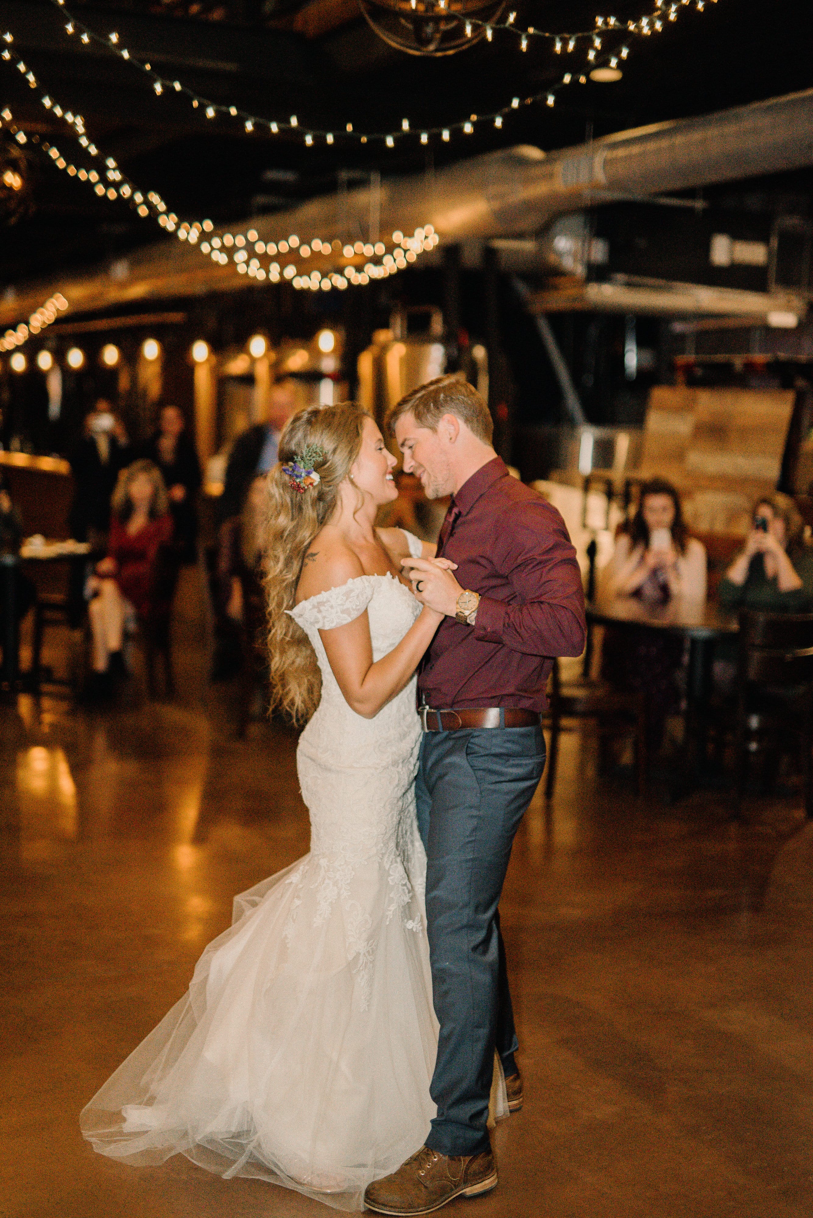 Winter Brewery Wedding: Adventure & Romance | Maggie Sottero