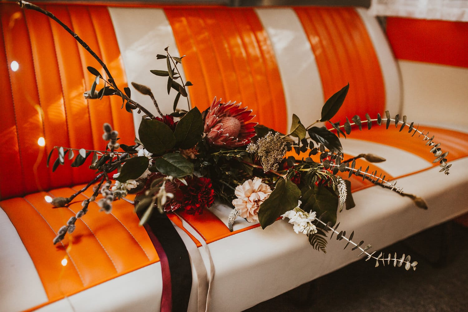 Romantic Forest Elopement: Rock  n  Roll Wedding Shoot