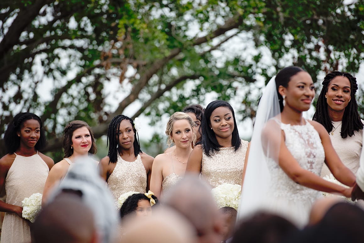 Elegant Country Club Wedding: Modern Princess Bridal Look