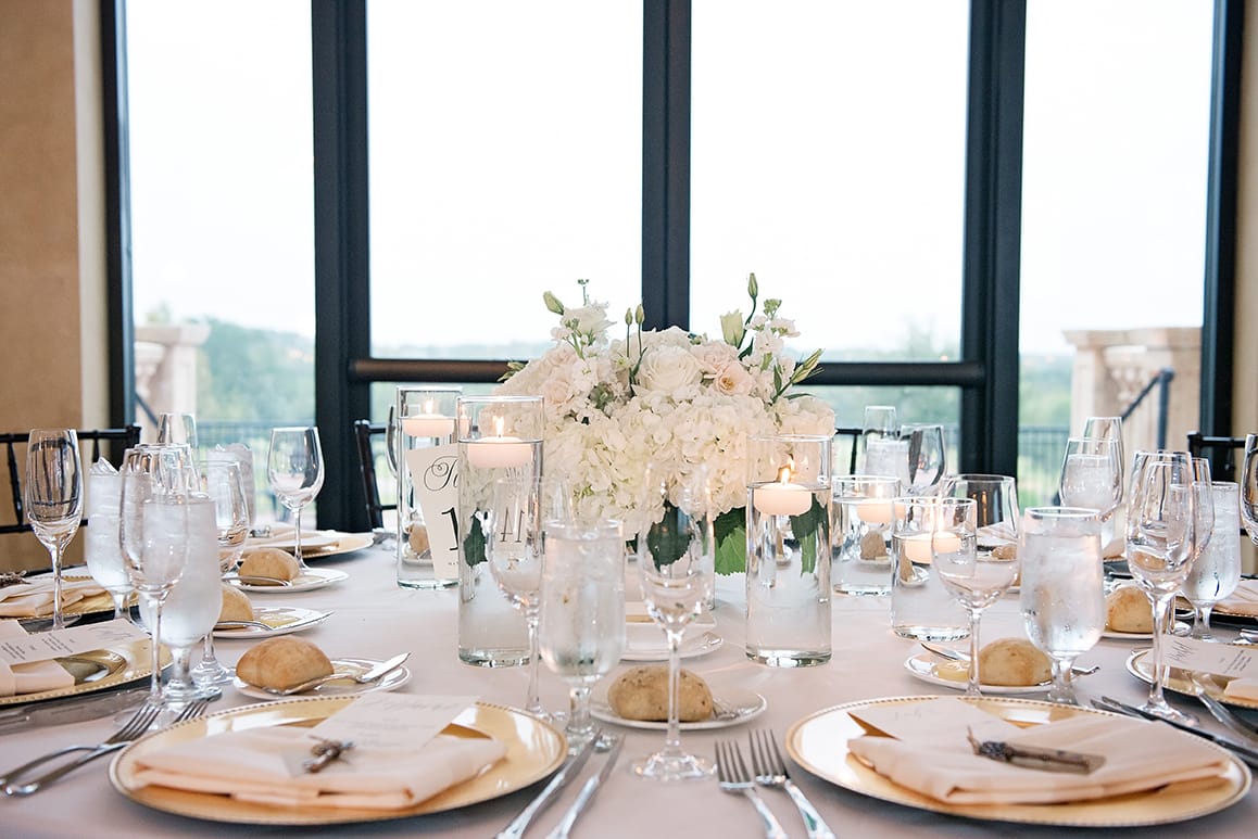Elegant Country Club Wedding: Modern Princess Bridal Look