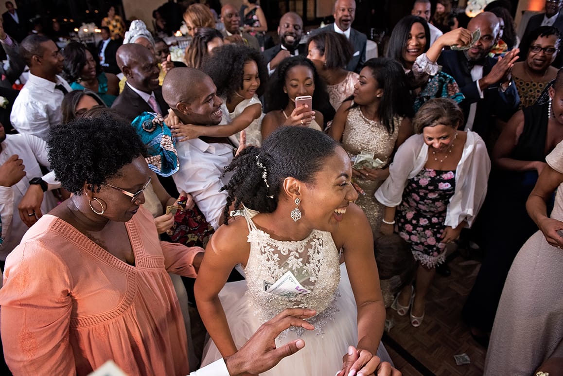 Elegant Country Club Wedding: Modern Princess Bridal Look