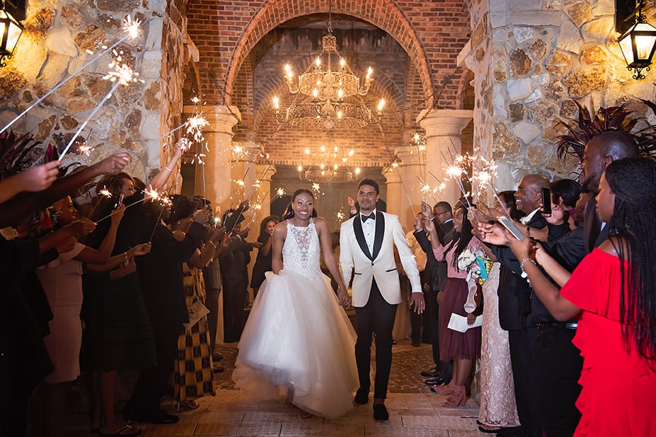 Elegant Country Club Wedding: Modern Princess Bridal Look