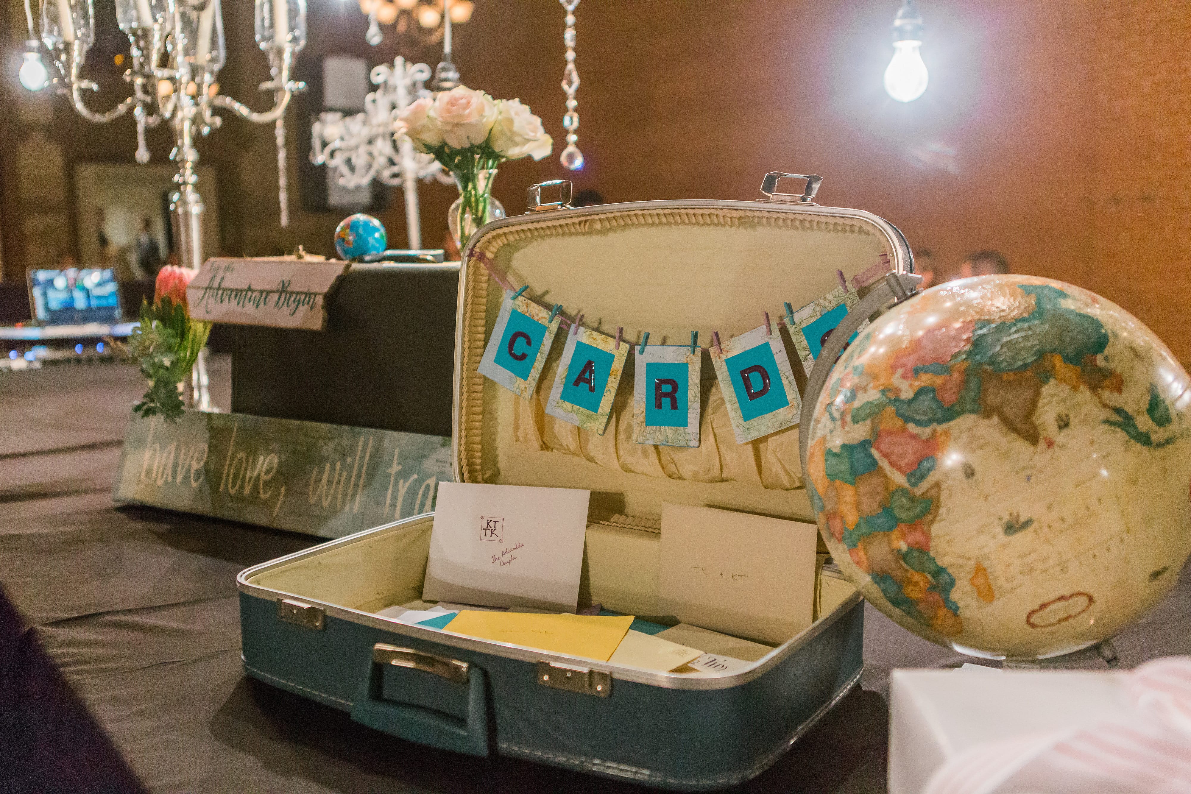 Travel Wedding Inspiration: Adventure-Inspired Decor & Meryl Gown