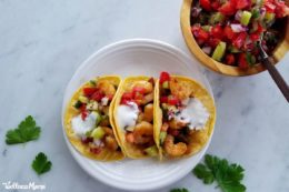 Zesty Shrimp Poblano Tacos with Fresh Kiwi Salsa | Healthy & Easy Recipe