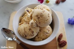 Homemade Butter Pecan Ice Cream Recipe - Simple & Healthy