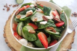 Fresh Strawberry & Feta Salad Recipe - Easy & Delicious