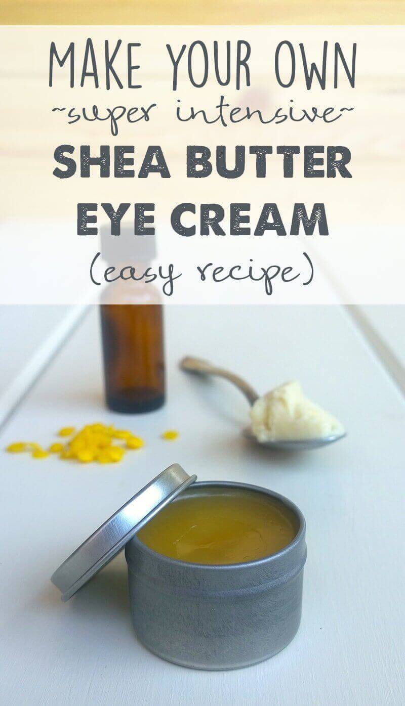 DIY Intensive Shea Butter Eye Cream Recipe for Youthful Skin