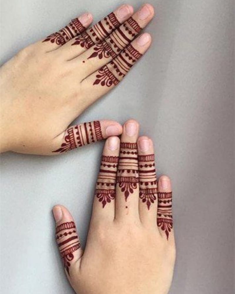 Latest Finger Mehndi Designs: 9 Unique & Trending Styles