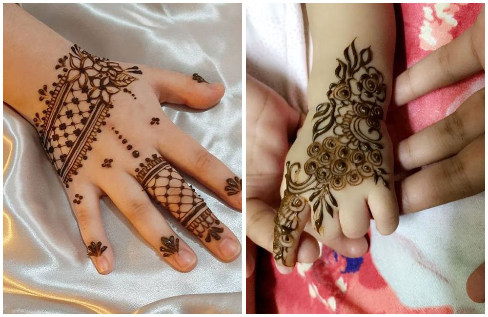 30 Simple & Adorable Mehndi Designs for Kids - Easy to Apply!