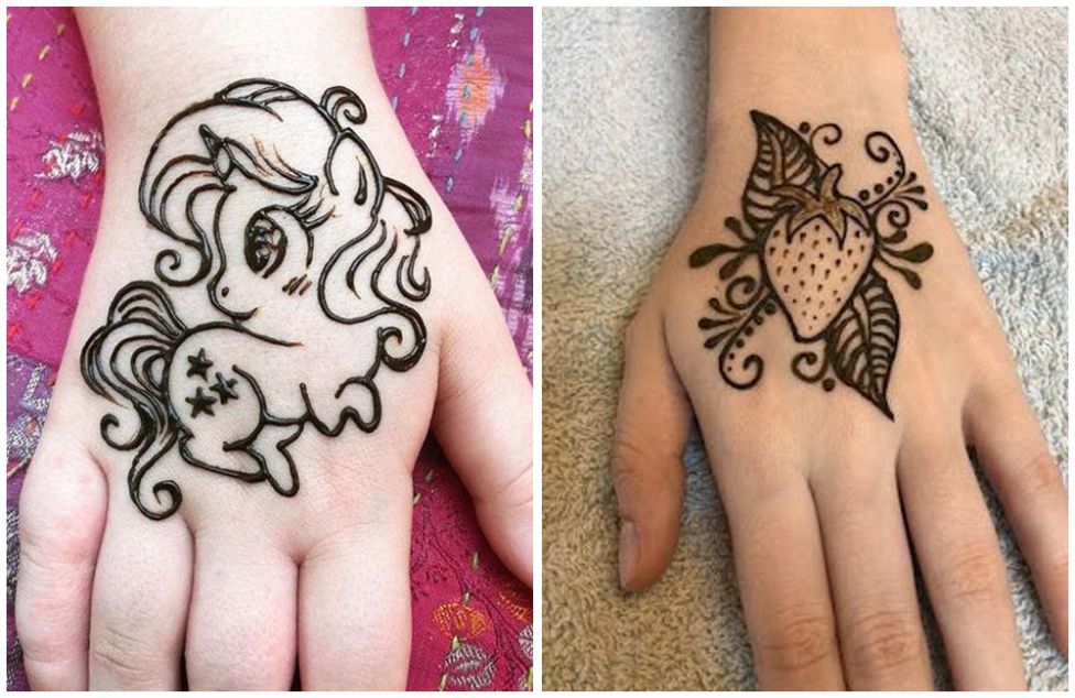 30 Simple & Adorable Mehndi Designs for Kids - Easy to Apply!