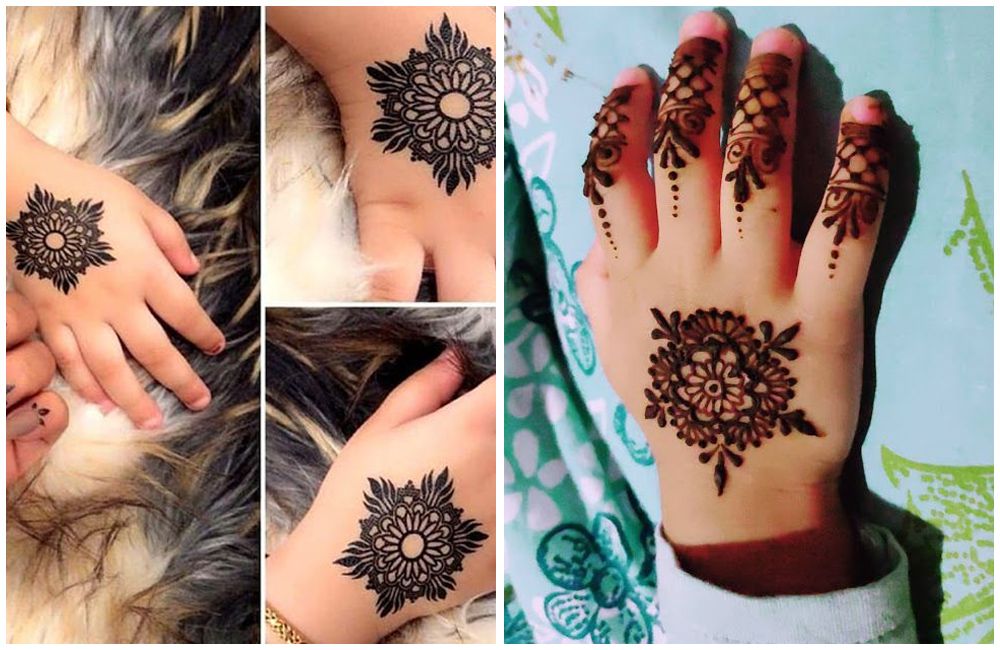 30 Simple & Adorable Mehndi Designs for Kids - Easy to Apply!