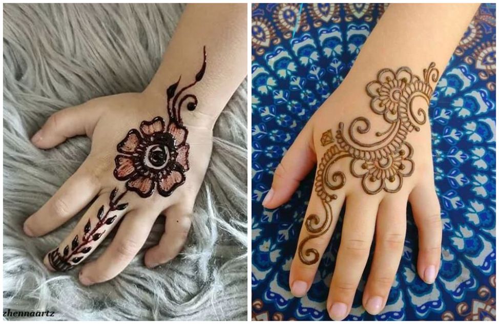 30 Simple & Adorable Mehndi Designs for Kids - Easy to Apply!