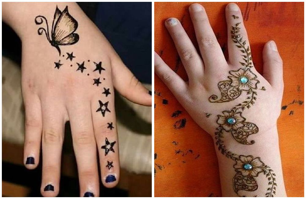 30 Simple & Adorable Mehndi Designs for Kids - Easy to Apply!