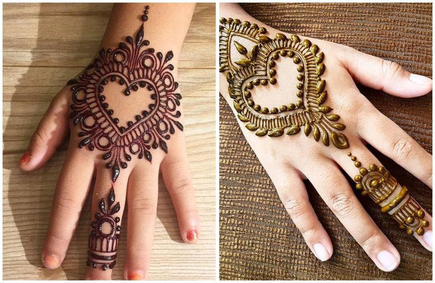 30 Simple & Adorable Mehndi Designs for Kids - Easy to Apply!