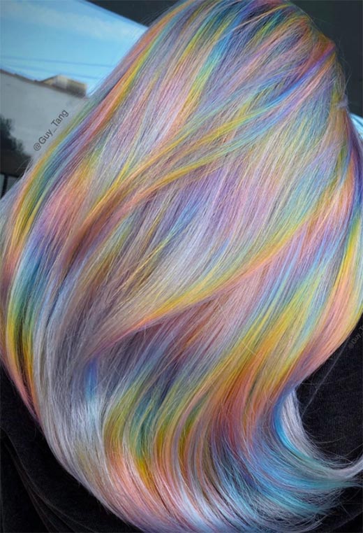 Holographic Hair Color: Stunning Ideas & Inspiration