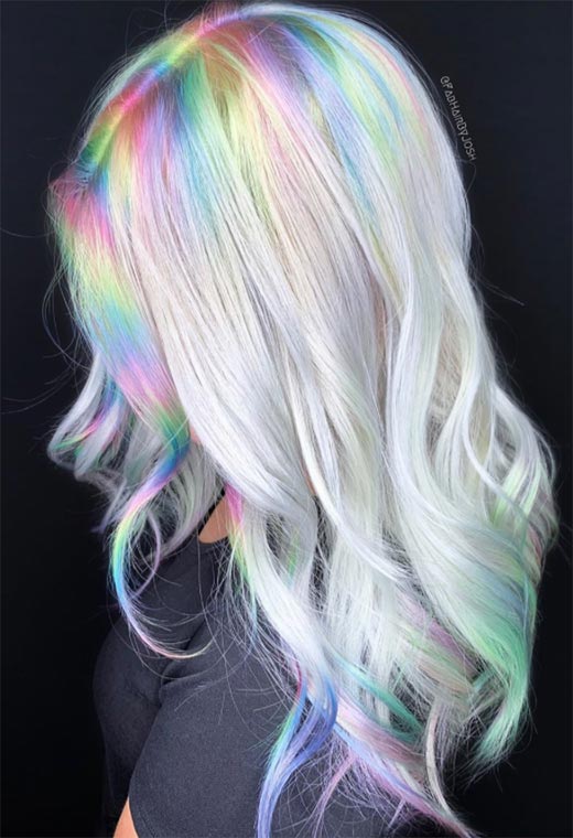 Holographic Hair Color: Stunning Ideas & Inspiration