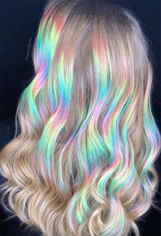 Holographic Hair Color: Stunning Ideas & Inspiration