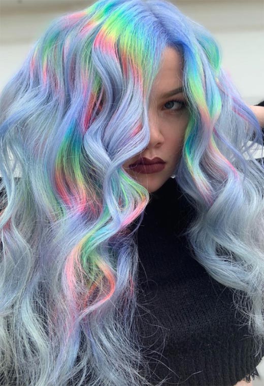 Holographic Hair Color: Stunning Ideas & Inspiration
