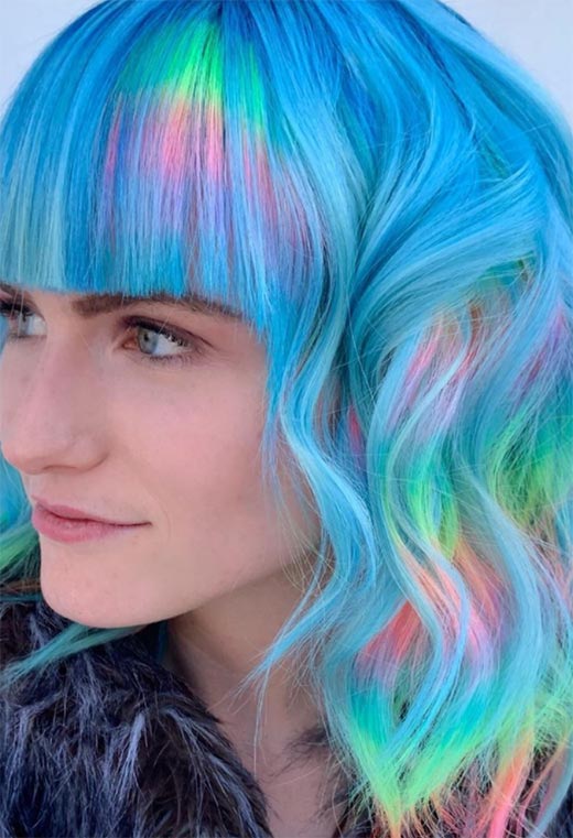 Holographic Hair Color: Stunning Ideas & Inspiration