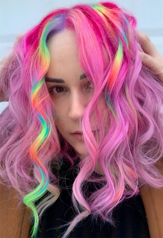 Holographic Hair Color: Stunning Ideas & Inspiration