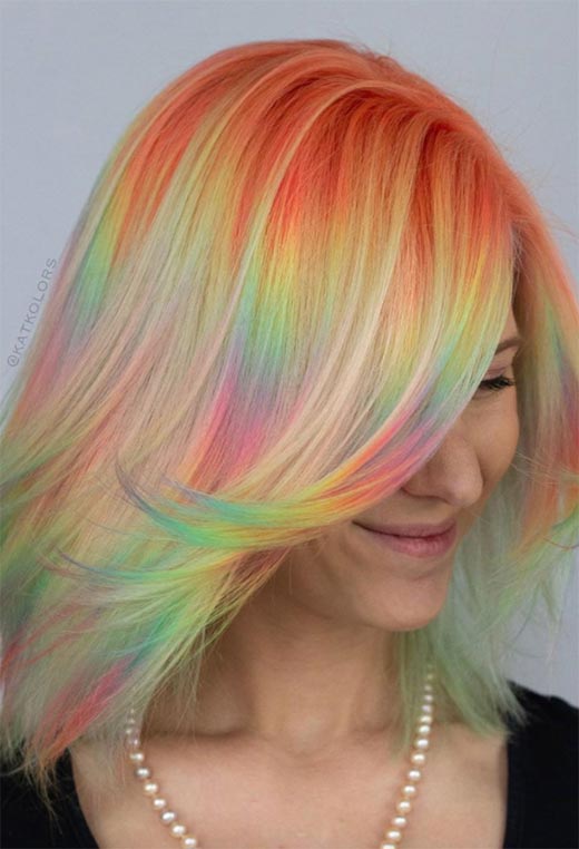 Holographic Hair Color: Stunning Ideas & Inspiration