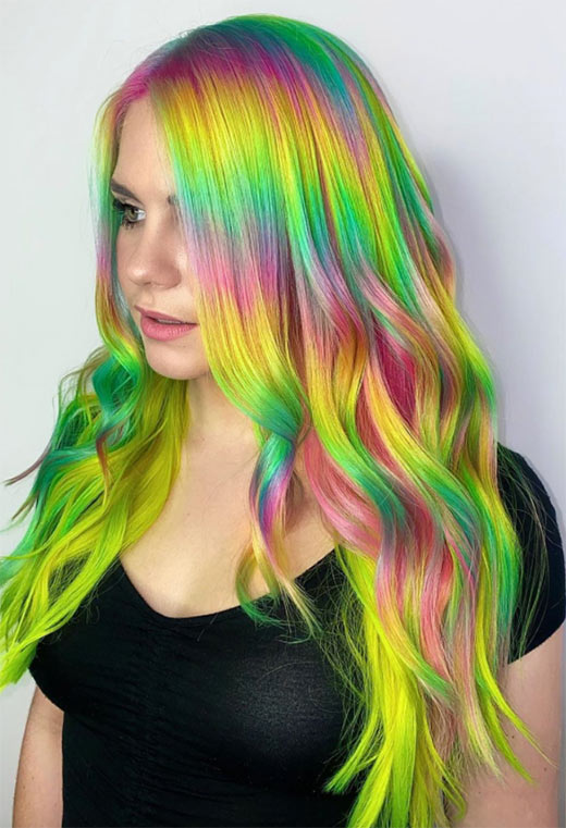 Holographic Hair Color: Stunning Ideas & Inspiration