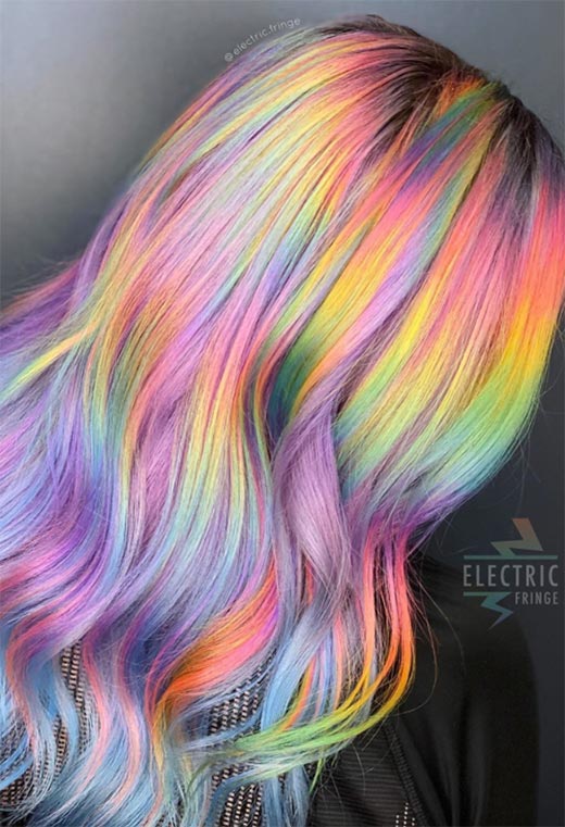 Holographic Hair Color: Stunning Ideas & Inspiration