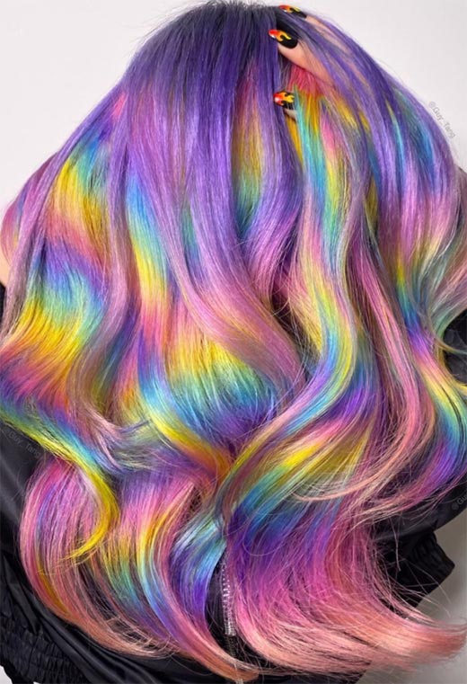 Holographic Hair Color: Stunning Ideas & Inspiration