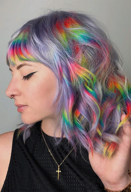 Holographic Hair Color: Stunning Ideas & Inspiration