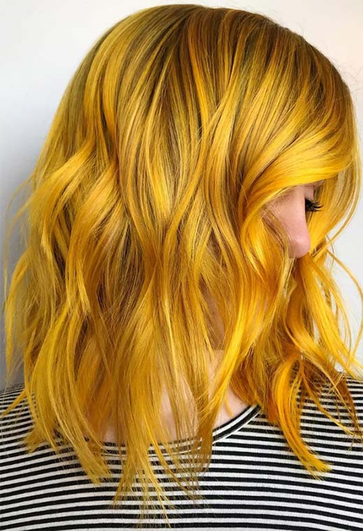 Sunshine Yellow Hair Colors: 61 Shades & How to Choose the Best One
