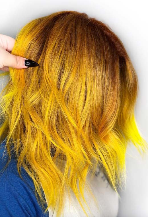 Sunshine Yellow Hair Colors: 61 Shades & How to Choose the Best One