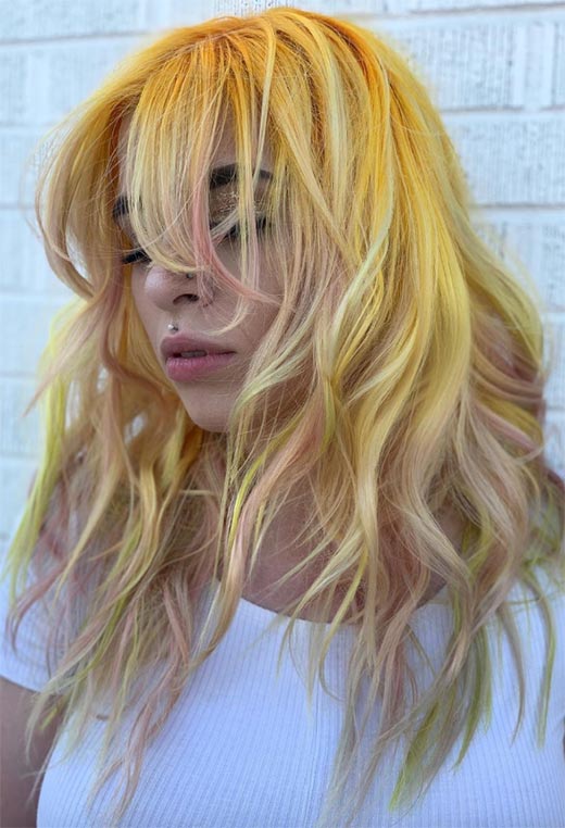 Sunshine Yellow Hair Colors: 61 Shades & How to Choose the Best One