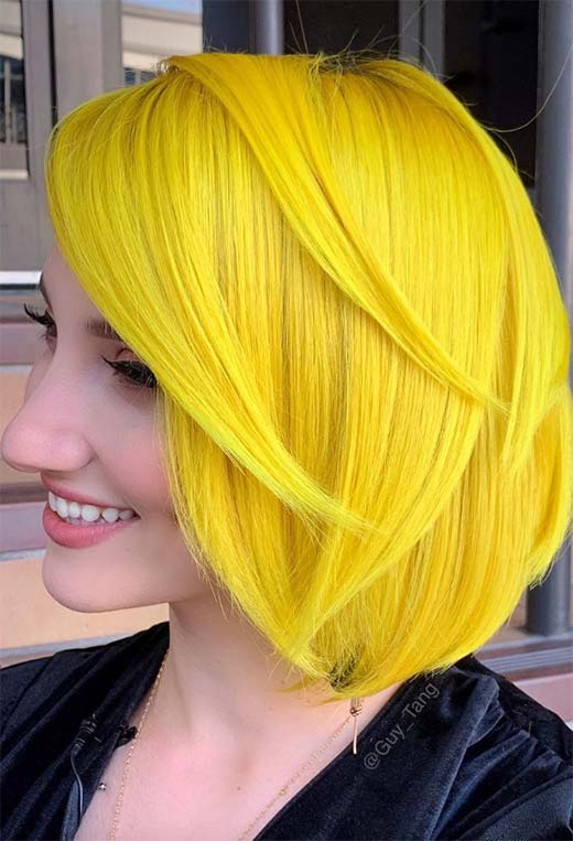 Sunshine Yellow Hair Colors: 61 Shades & How to Choose the Best One