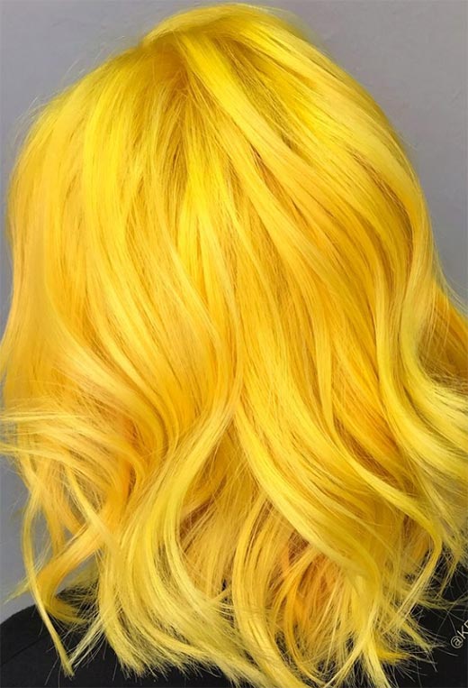 Sunshine Yellow Hair Colors: 61 Shades & How to Choose the Best One