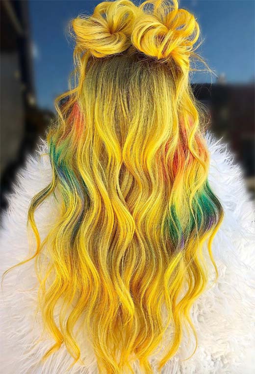 Sunshine Yellow Hair Colors: 61 Shades & How to Choose the Best One