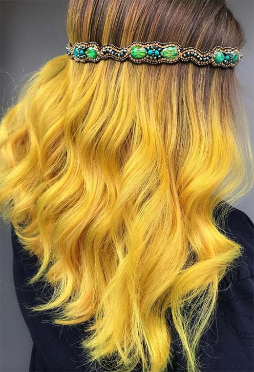 Sunshine Yellow Hair Colors: 61 Shades & How to Choose the Best One