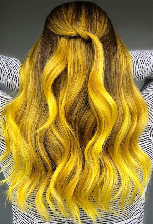 Sunshine Yellow Hair Colors: 61 Shades & How to Choose the Best One