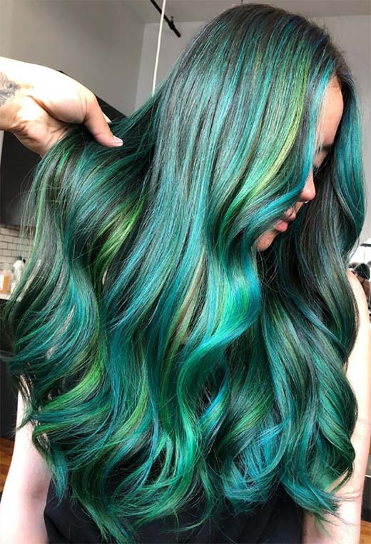 63 Stunning Green Hair Color Ideas: From Pastel Mint to Deep Forest