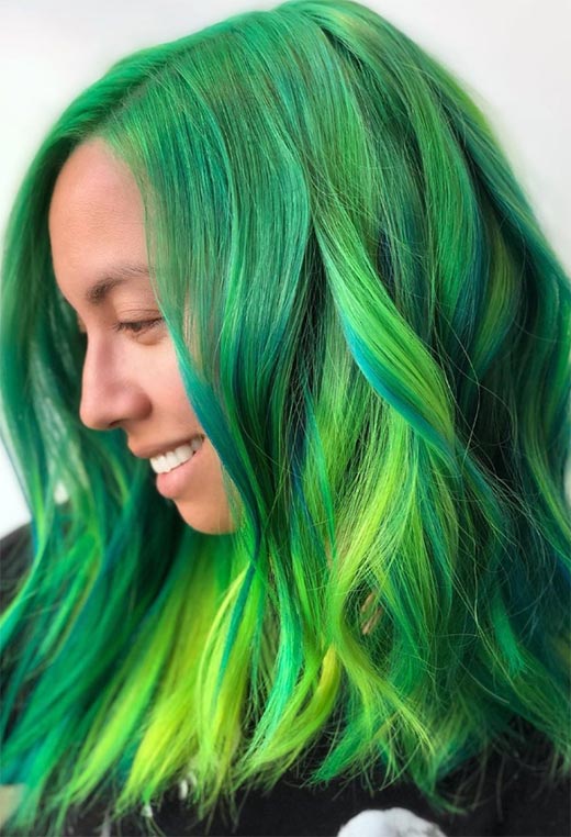 63 Stunning Green Hair Color Ideas: From Pastel Mint to Deep Forest