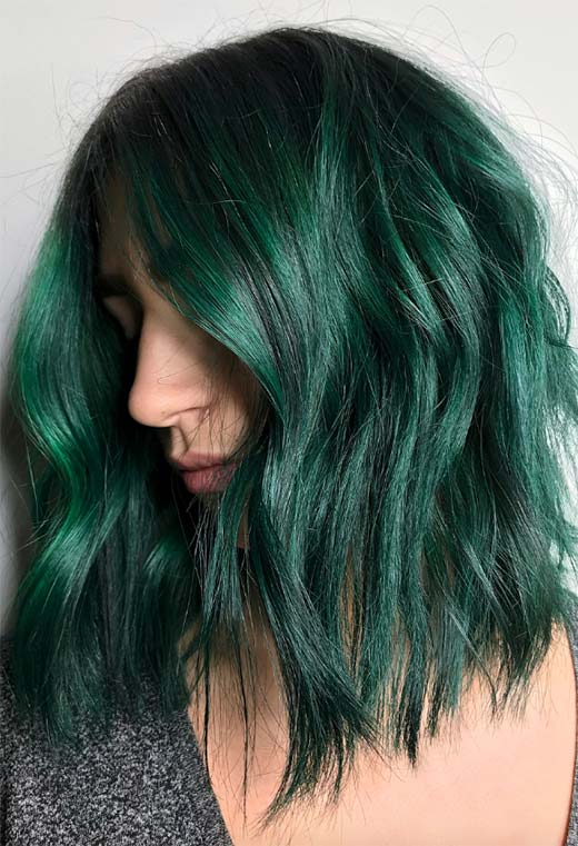 63 Stunning Green Hair Color Ideas: From Pastel Mint to Deep Forest