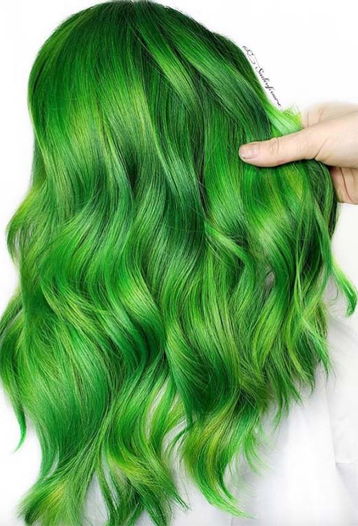 63 Stunning Green Hair Color Ideas: From Pastel Mint to Deep Forest